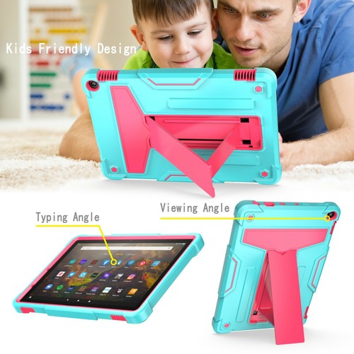 Funda/vidrio con soporte híbrido para tablet Amazon Kindle Fire HD 10 2021 11ª generación - Imagen 20 de 23