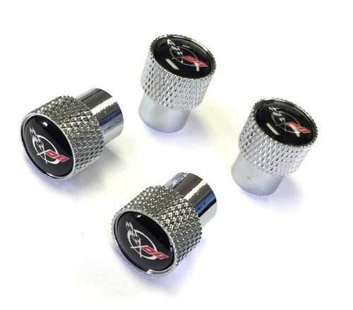 C5 Corvette Metal Valve Stem Caps - Picture 2 of 12