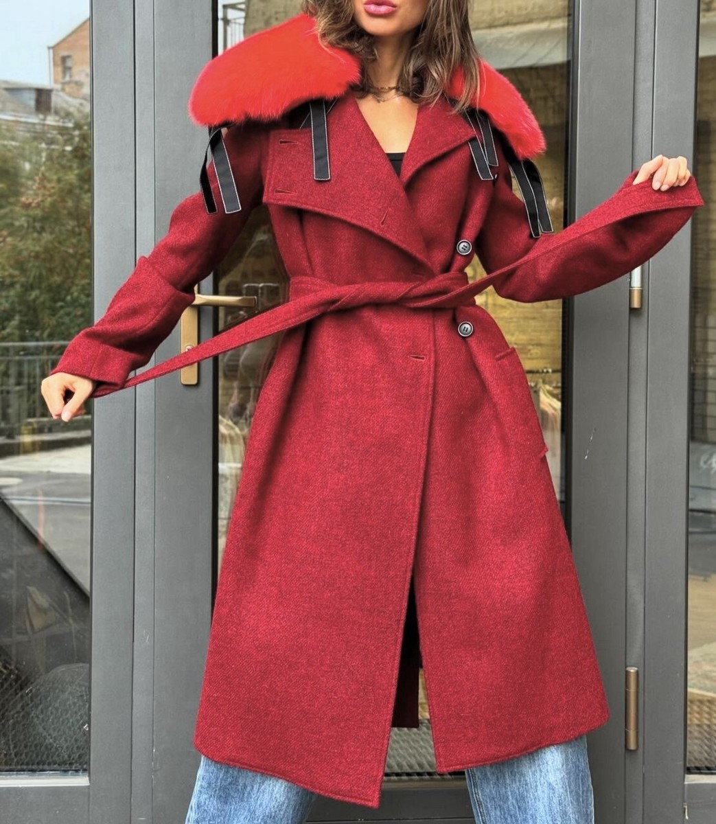 Stunning Authentic Celine by Phoebe Philo Burgundy Red Wool Stunning Authentic Celine by Phoebe Philo Burgundy Red Wool