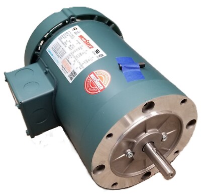 Leeson C6T17FC132E Motor 1HP 1760RPM 56C Frame 3 Phase 208-230/460V NEW