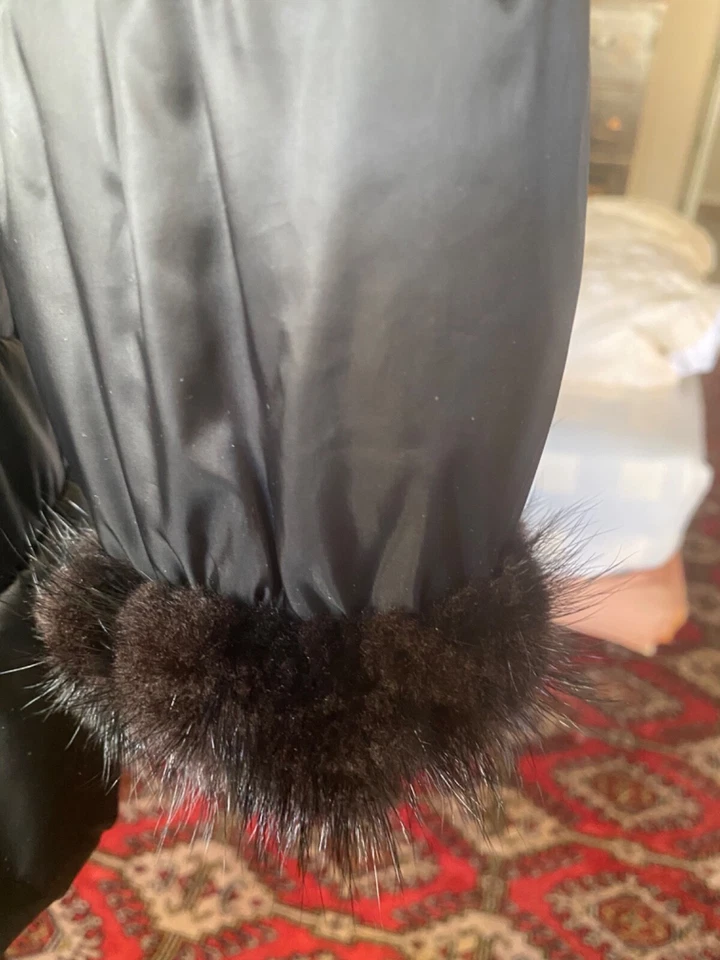 Норка отделки рассвет куртка мешки Fifth Avenue сделано в Дании размер S - Изображение 4 из 4