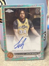 JAHZARE JACKSON 2023 Topps Chrome Overtime Elite Refractor Auto /99 CA-JJ2