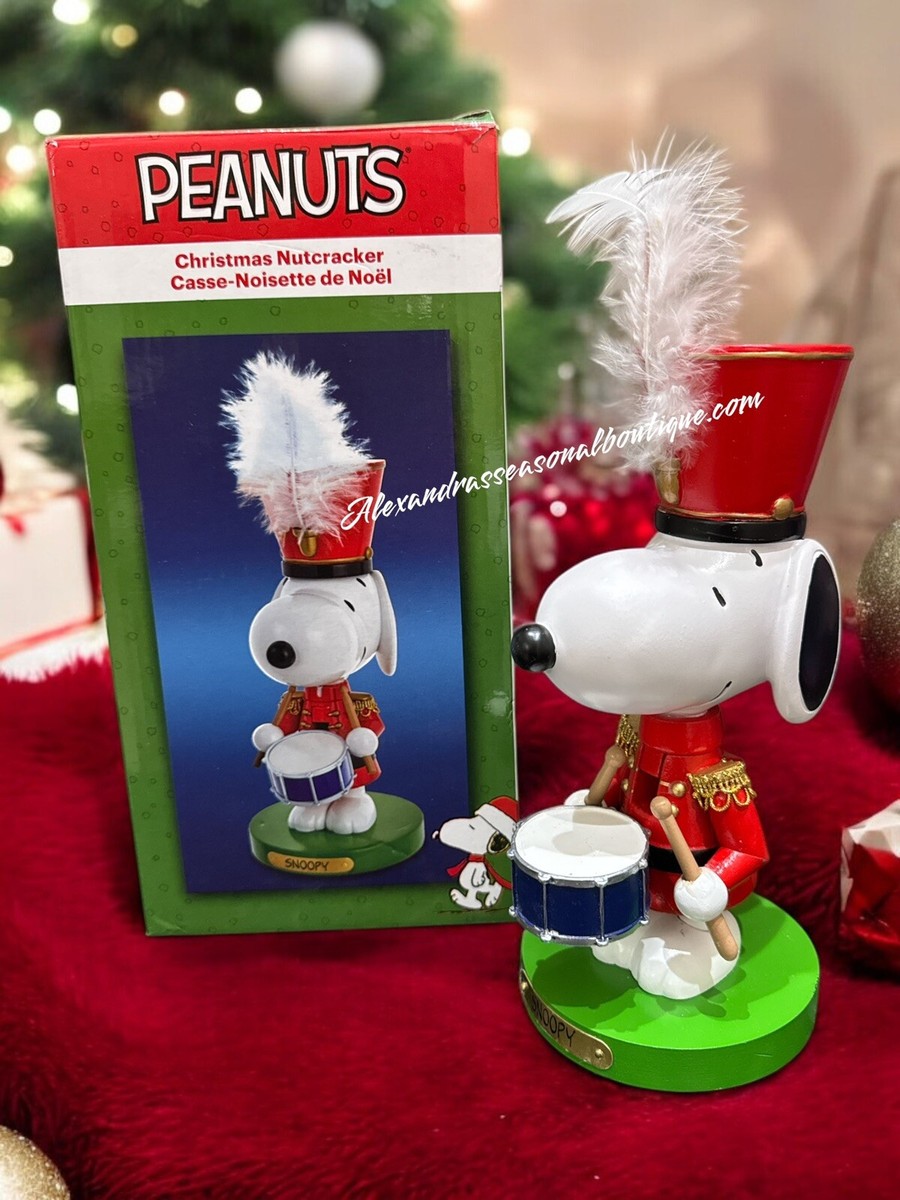 Peanuts Snoopy the Drummer Nutcracker Kurt Adler Christmas Decor