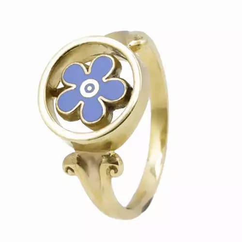 Forget me shop not ring gold
