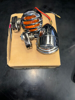 Paar Blinker Universal Custom Chrom A Lampe FAR 7584XL