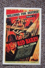 Millions for Defense Lobby Card Movie Poster Red Barry Larry Buster Crabbe