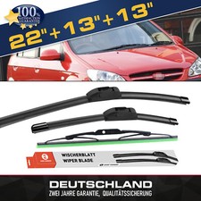 Scheibenwischer Vorne + Hinten Set Passend Für Hyundai Getz 2002-2009 Wischblatt