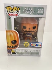 Funko Pop! Hello Neighbor Pumpkinhead Glow in the Dark GITD Toys R Us TRU #266