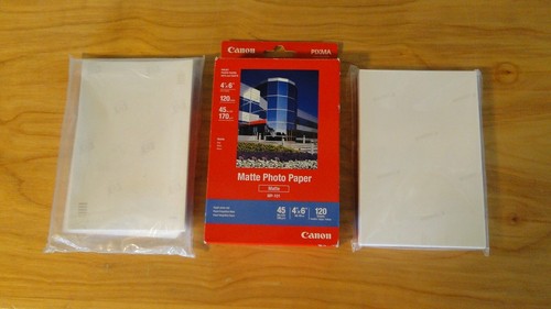 lot of 3 new PHOTO printer printing PAPER 4" X 6" Bulk Sealed Canon & HP