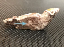 Zuni Squirrel Fetish Clayton Abby Panteah Picasso Marble *NEW* Tq Heartline 6216