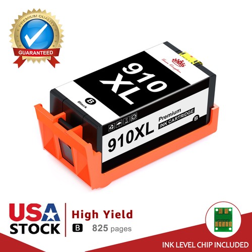 1PK 910XL Black Ink Cartridge Compatible for HP OfficeJet Pro 8010 8020