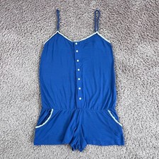 Pijama mameluco ligero azul claro CEREAL Forever 21 para mujer S correa de espagueti