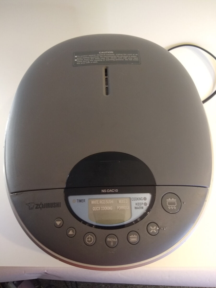 Zojirushi Zutton Neuro Fuzzy Rice Cooker NS-DAC10, 5.5-Cup Grey | eBay Zojirushi Zutton Neuro Fuzzy Rice Cooker NS-DAC10, 5.5-Cup Grey | eBay