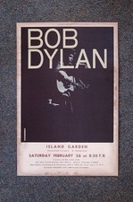 Bob Dylan Tour Poster 1966 Long Island Garden NY--
