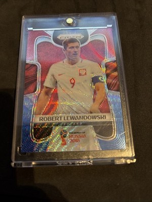 2018 Panini Prizm World Cup Robert Lewandowski Red White Blue