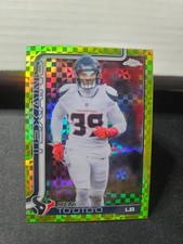 2025 Topps Chrome Football Henry To'oto'o Lime X-Fractor #122 Texans