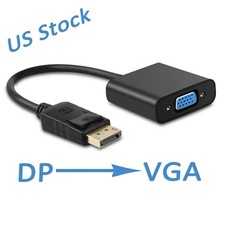 Display port DP Male To VGA Female Adapter Display Port Cable Converter