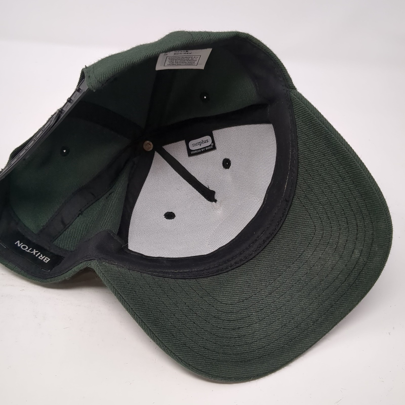 Brixton Mfg. Co. Patch Snapback Hat Solid Gray On… - image 9