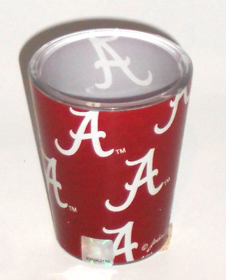 Alabama Crimson Tide Bama Football NCAA School A Logo Shot Glass Roll Tide New