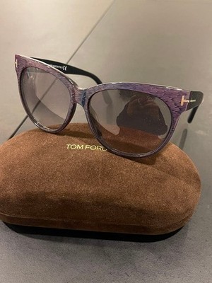 . TOM FORD Sunglasses Purple Blue Frame from japan