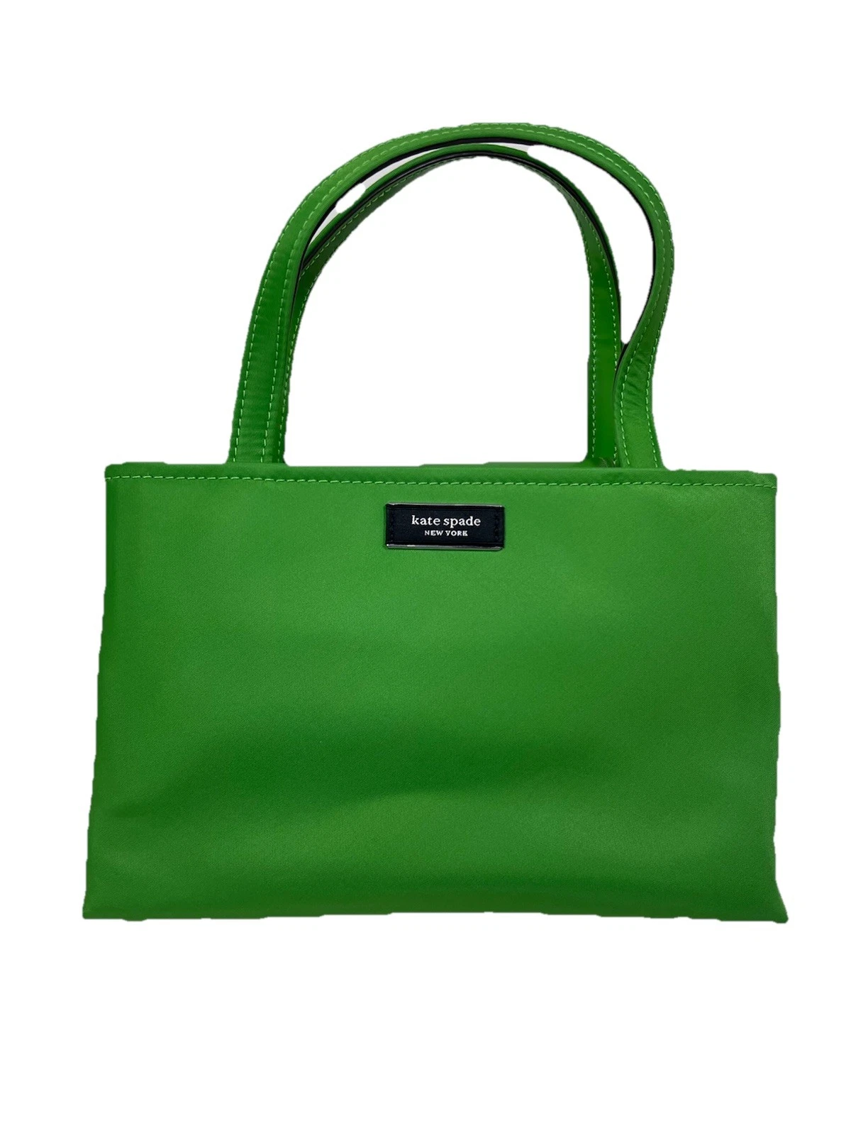 Nuova borsa a mano Kate Spade Sam Icon donna piccola verde + dust bag