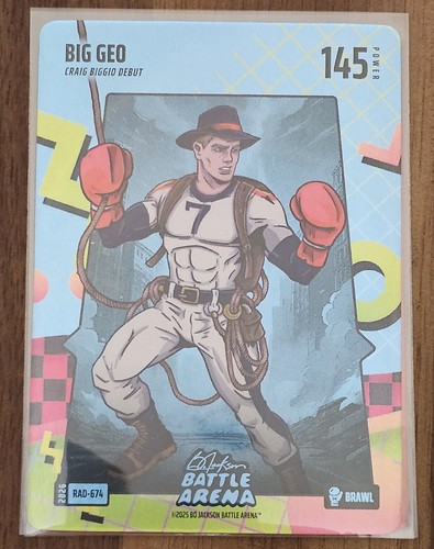 2026 Bo Jackson Battle Arena BIG GEO Craig Biggio Brawl 80s Rad-674