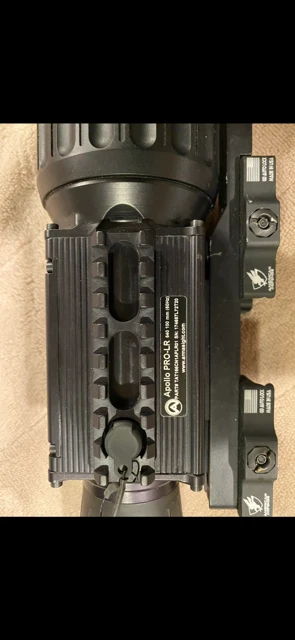 Mira telescópica militar térmica con clip Apollo Pro LR (largo alcance) 640... lente de 100 mm... 60 Hz Foto 4 de 4