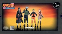 Minix Collectible Figurines Naruto Shippuden Naruto / Sakura / Kakashi / Itachi