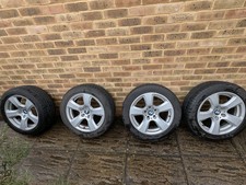 17" BMW 5 SERIES E60 2005-2009 ALLOY WHEELS - INC. RUNFLAT TYRES.