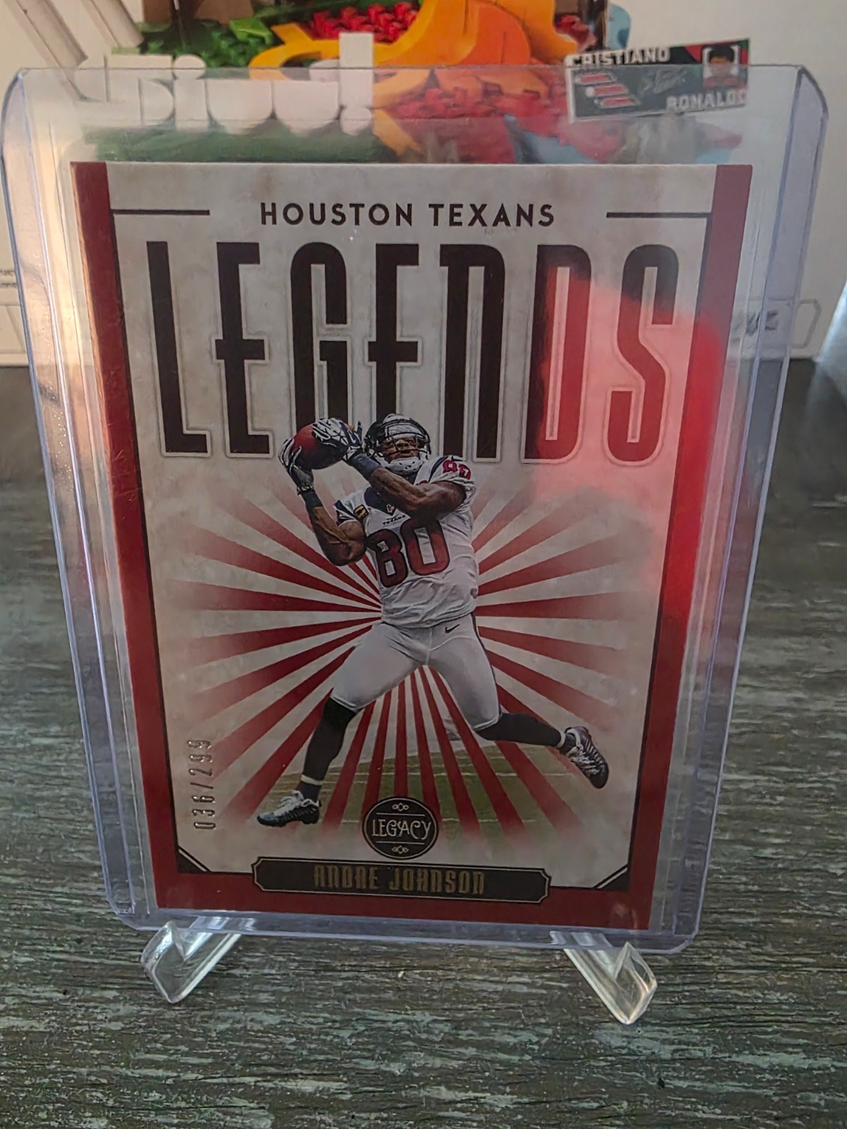 2020 Panini Legacy Legends Red 036/299 Andre Johnson #110 HOF 0it8