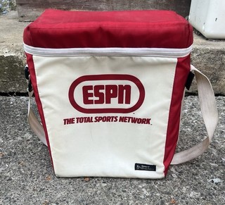 Vintage ESPN The Total Sports Network Promotional Promo Cooler Bag Very Rare
