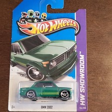 Hot Wheels HW Showroom 1:64 2002 BMW 2002 Green Diecast Car Asphalt Assault