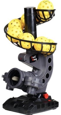 Furlihong 388PBH Pickleball Machine, 4 Adjustable Angles, Includes 9 Grey