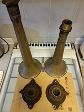 A Pair Of Vintage TRAIN HORNS From A Class 47 Locomotive complete wt sound units