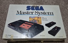 !! Sega master system original boxed with after burner. retro !!