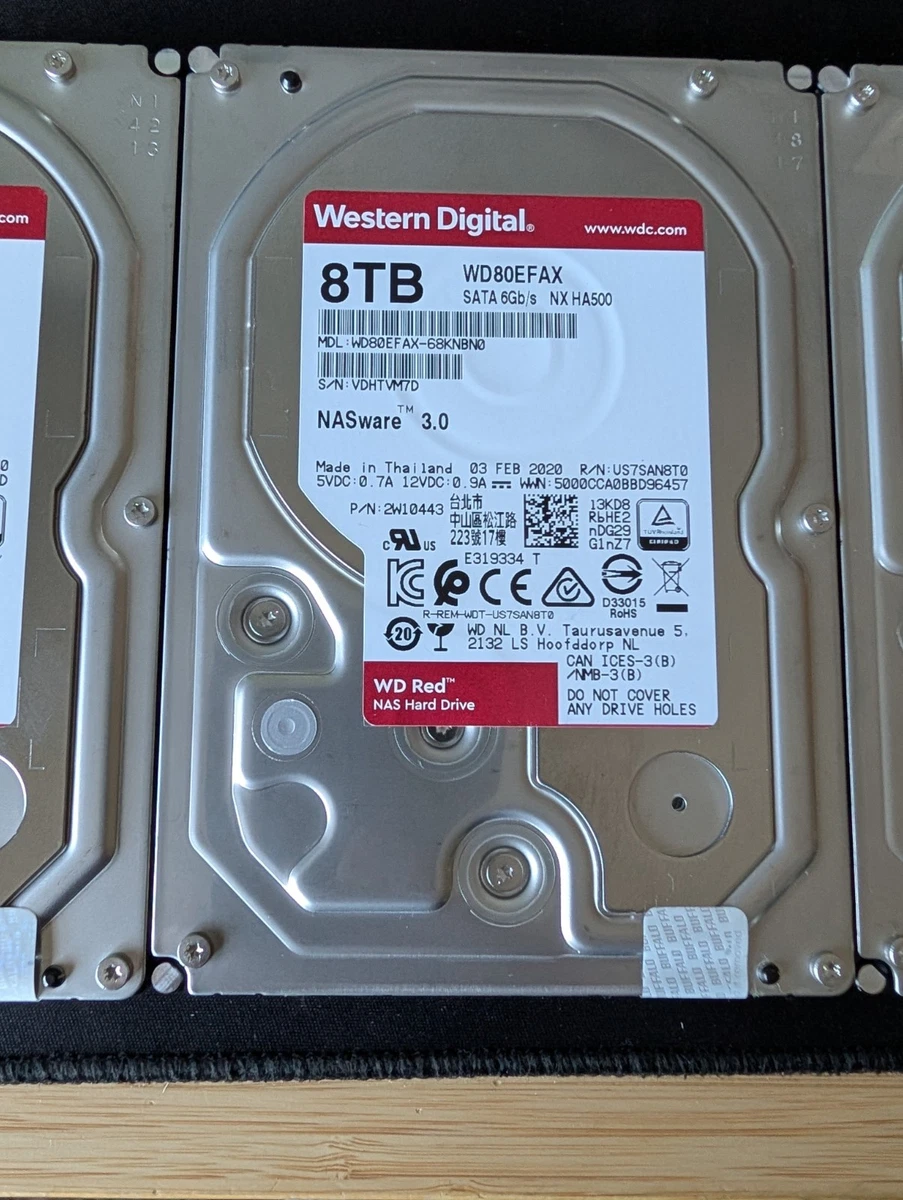 Western Digital Internal Hard Disk Drives 8 TB Storage Capacity