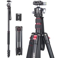 78.7'' Camera Tripod Compact Aluminum Tripod Travel Tripod W/Panorama Ball Head