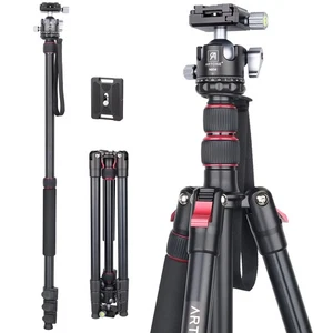78,7'' Trépied de caméra Compact en aluminium Trépode de voyage W/Panorama Ball Head