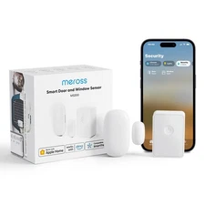 Smart WiFi Door & Window Sensor Kit, Support Apple HomeKit, Alexa, Google, Sm...