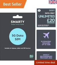 £20 Unlimited Data SIM - 1  Plan, 5G Tech, Effortless  Roaming Experience