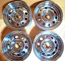s   5 Loch Chrom Stahl Felgen US WHEELS 64-4651  14x6  LK 5x100 Oldtimer US Cars