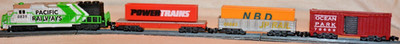 Power Trains 2.0 Motorize Loco Freight Gondola Curv Straight TrackPac JakksPacif