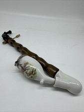 Opas Pfeife / J&auml;gerpfeife aus Porzellan & Holz I.13.