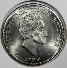 Colombia - 50 Centavos 1959 + 1968 - Soberbas