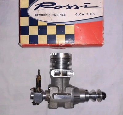 Moteur Ancien Rossi R15 FI Diesel - Made In Italy, Pièce Vintage Pour Modèles Réduits Avions