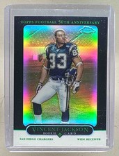 Vincent Jackson 2005 Topps Chrome #179 Black Refractor Rookie RC /100