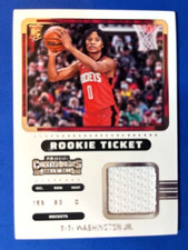 TyTy Washington Jr 2022-23 Panini Contenders Rookie Ticket PATCH RC - Rockets