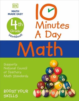 10 Minutes a Day Math, 4th Grade by Carol Vorderman (English) Paperback Book