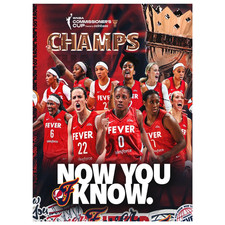 Indiana Fever WNBA Commissioners Cup Champions Poster 2025