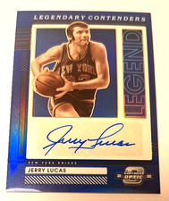 2021-22 Panini Contenders Optic Legendary Contnders #JLU Jerry Lucas Auto #42/75